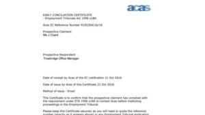 Mistakes in Acas early conciliation 6